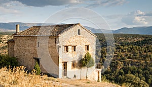 Stone built house in Spain