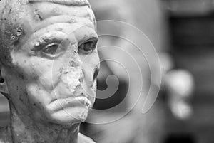 Stone bust of the National Museum of Roman Art MÃÂ©rida photo