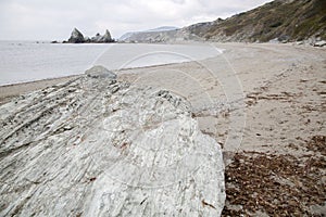 Stone on Carro Beach; Galicia