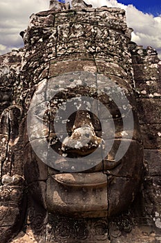 Stone murals in Angkor wat