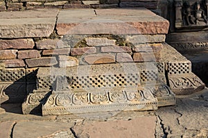 Stone Carved Pedestal of Temple