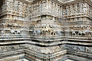 Stone carving at Jagdish Temple, Udaipur