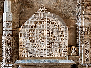 Stone Carving Of The Palitana Temple