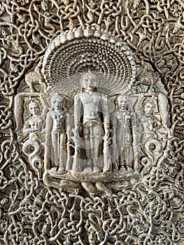 Stone Carving Of Parshavanatha