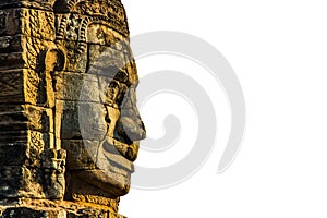 Stone carving  pattern  is the face of  Bodhisatta