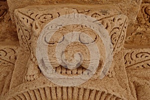 Stone carving at rani ki vav, patan, Gujarat