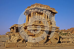 Stone chariot. photo