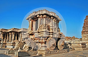 Stone Chariot, Vittala Temple, Hampi, Karnataka, India