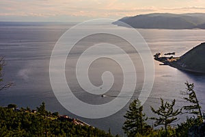 The Stone of Chersky. Baikal, Listvyanka.