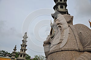 Upchao Statues or Chinese Statues in Thai Ambiance photo