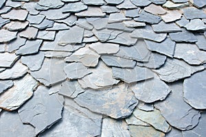 Stone chips housetop