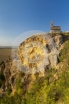 Stone church of Drazovce near Nitra, Slovakia, Europe