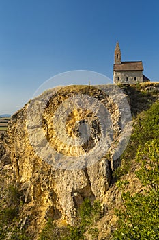 Stone church of Drazovce near Nitra, Slovakia, Europe