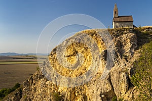 Stone church of Drazovce near Nitra, Slovakia, Europe