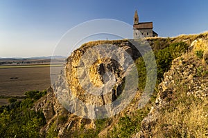 Stone church of Drazovce near Nitra, Slovakia, Europe