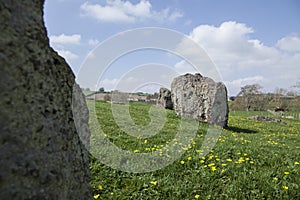 The stone circle known as Stanton Drew