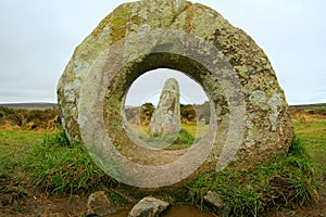 Stone circle and monolith photo