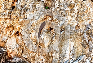 Stone. Colorful formations of rocks stacked over the hundreds of years.