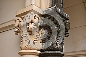 Stone Column Capitals