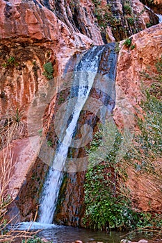 Stone Creek waterfall in Grand Canyon