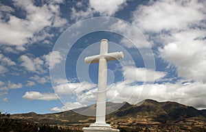 Stone Cross in Cotacachi
