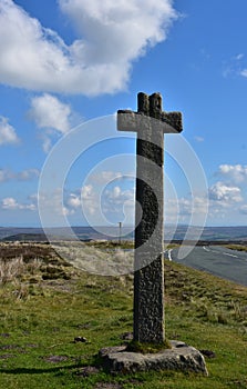 Stone Cross Memorial Known as Ralph`s Cross in England