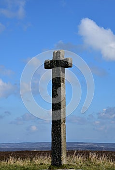 Stone Cross on the Moors on Danby High Moor