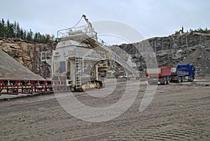 Stone crushing plant at brekke quarries plant 2