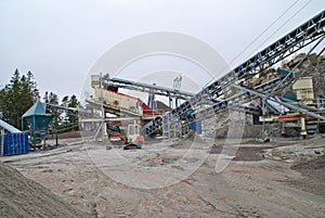 Stone crushing plant at brekke quarries plant 4