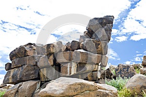 Stone Desert Giant's Playground in Namibia