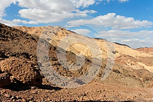 Stone desert landscape