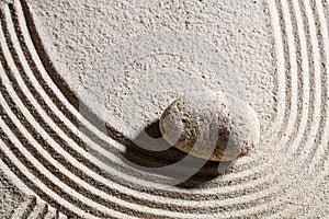 Stone designing waves or curve for change or suppleness