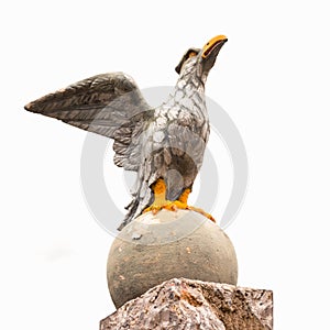 Stone Eagle Statue Symbol of Power