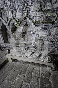 Stone Effigy of Dominic in Iona Abbey