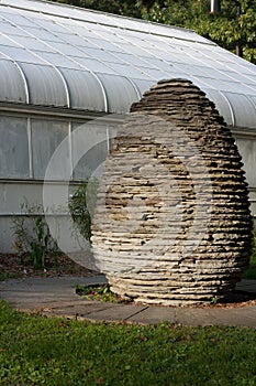 Stone Egg Sculpture