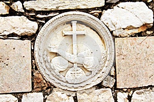 Stone Embossment at Gethsemane
