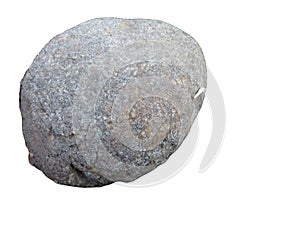 stone on an empty background