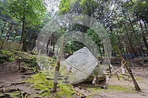 Stone of enchantment, Shirahige Shrine