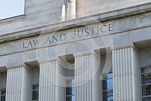 Stone Facade of Courthouse