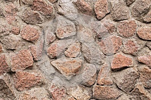 Stone facade wall texture background