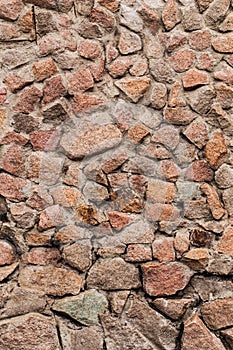 Stone facade wall texture background