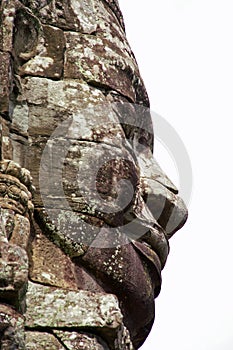 Stone face Bayon Cambodia