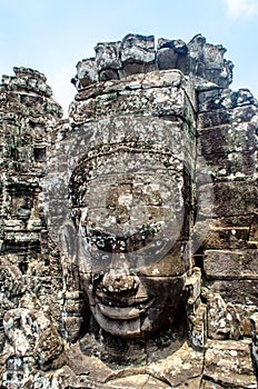 Stone Face In Cambodia