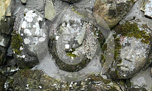 Stone faces