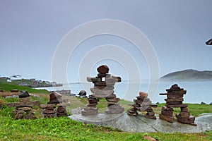 Stone figures photo