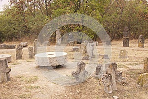 Stone figures of lapidary