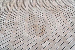 Stone floor herringbone texture