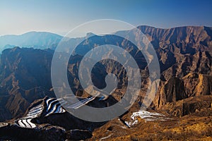 Stone forest gansu china