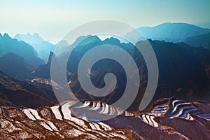 Stone forest gansu china