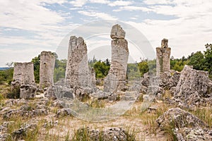 Stone Forest near Varna, Bulgaria. Pobiti Kamani photo